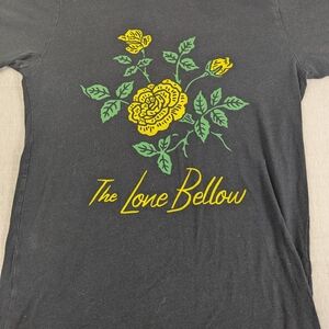 The Lone Bellow Concert Dark Grey With Yellow Flowers Small